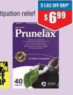 Chemist Warehouse Prunelax Constipation Relief offer