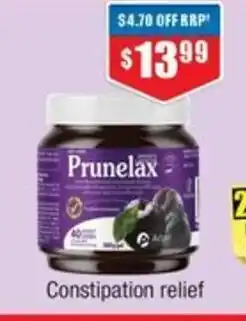 Chemist Warehouse Prunelax Constipation Relief offer