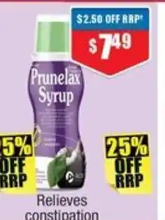 Chemist Warehouse Prunelax Syrup offer