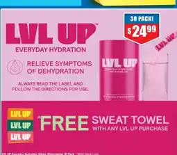 Chemist Warehouse LVL UP Everyday Hydration Sticks Watermelon offer