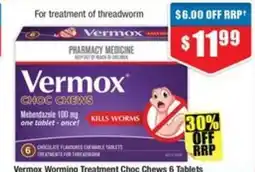 Chemist Warehouse Vermox Worming Treatment Choc Chews offer