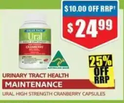 Chemist Warehouse Ural High Strength Cranberry 60,000mg offer