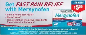 Chemist Warehouse Mersynofen Paracetamol & Ibuprofen offer