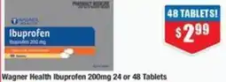 Chemist Warehouse Wagner Health Ibuprofen 200mg offer