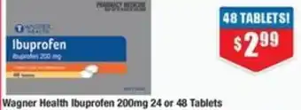 Chemist Warehouse Wagner Health Ibuprofen 200mg offer