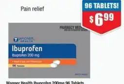 Chemist Warehouse Wagner Health Ibuprofen 200mg offer