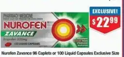 Chemist Warehouse Nurofen Zavance Liquid Capsules offer