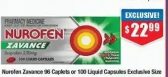 Chemist Warehouse Nurofen Zavance Liquid Capsules offer