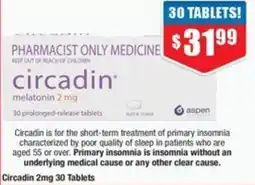 Chemist Warehouse Circadin 2mg offer