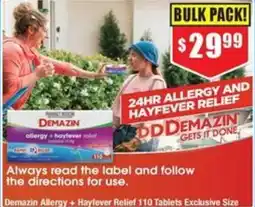 Chemist Warehouse Demazin Allergy + Hayfever Relief offer