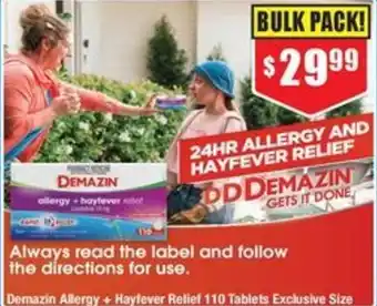 Chemist Warehouse Demazin Allergy + Hayfever Relief offer