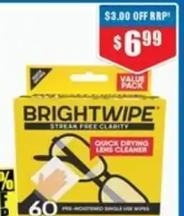 Chemist Warehouse Bright Wipe Cleaning Wipes offer