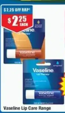 Chemist Warehouse Vaseline Lip Care Range offer