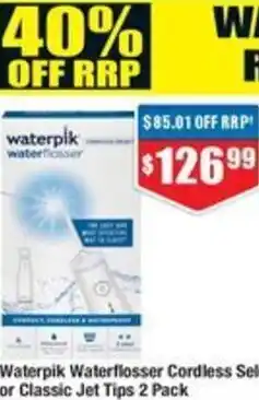 Chemist Warehouse Waterpik Waterflosser Cordless Select White offer