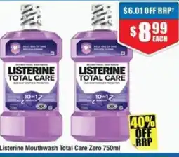 Chemist Warehouse Listerine Mouthwash Total Care Zero offer