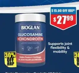 Chemist Warehouse Bioglan Glucosamine + Chondroitin offer