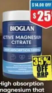 Chemist Warehouse Active Magnesium Citrate offer