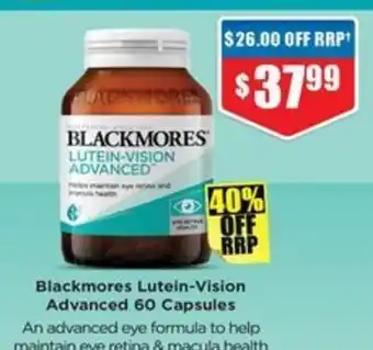 Chemist Warehouse Blackmores Lutein-Vision Advanced offer