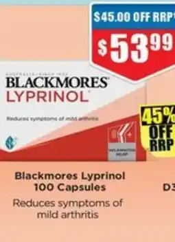 Chemist Warehouse Blackmores Lyprinol offer