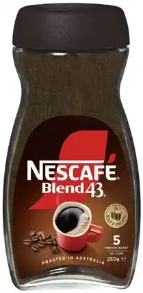 IGA Nescafé Blend 43 Instant Coffee 250g Selected Varieties offer