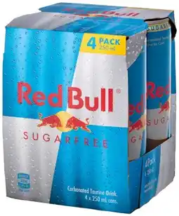 IGA Red Bull Energy Drink 4x250mL Selected Varieties offer