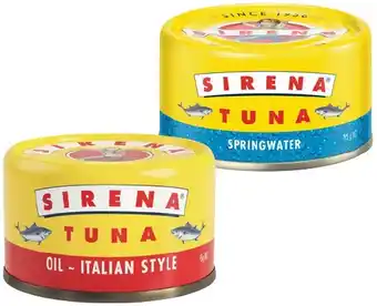 IGA Sirena Tuna 95g Selected Varieties offer