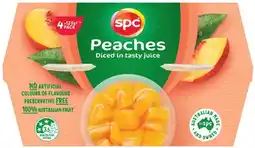 IGA SPC Diced Fruits In Juice, Puree, Syrup or Jelly 4 Pack Selected Varieties offer