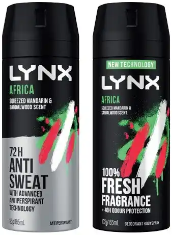 IGA Lynx Deodorant Body Spray or Antiperspirant 165mL Selected Varieties offer