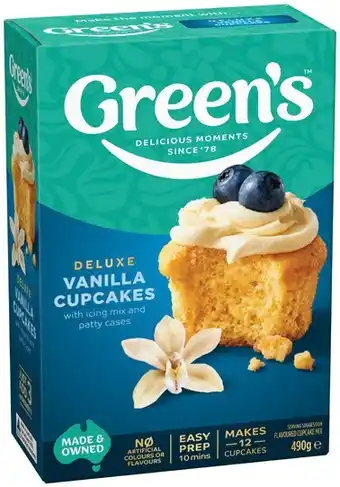 IGA Green’s Baking Mix 380‑630g or Pancake Shake 300‑335g Selected Varieties offer