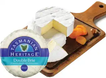 IGA Tasmanian Heritage Double Brie or Camembert 200g offer