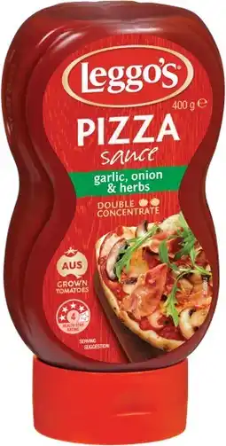 IGA Leggo's Pizza Sauce or Tomato Paste 390‑400g Selected Varieties offer