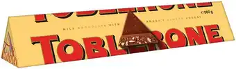 IGA Toblerone Chocolate 360g Selected Varieties offer