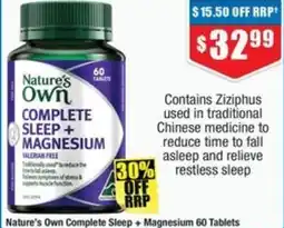 Chemist Warehouse Nature's Own Complete Sleep  Magnesium offer