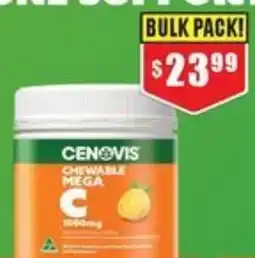 Chemist Warehouse Cenovis chewable mega offer