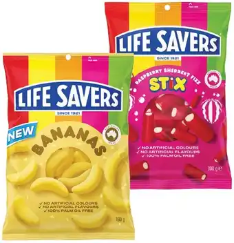 IGA Life Savers Share Pack 150‑200g Selected Varieties offer