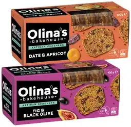 IGA Olina's Bakehouse Artisan Crackers 100g Selected Varieties offer