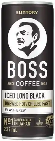 IGA Suntory Boss Coffee 179‑237mL Selected Varieties offer