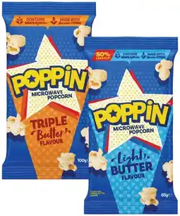 IGA Poppin Microwave Popcorn 85‑100g Selected Varieties offer