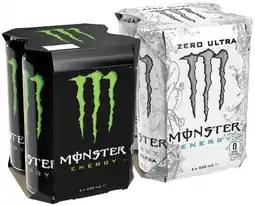 IGA Monster Energy Drink 4x500mL Selected Varieties offer