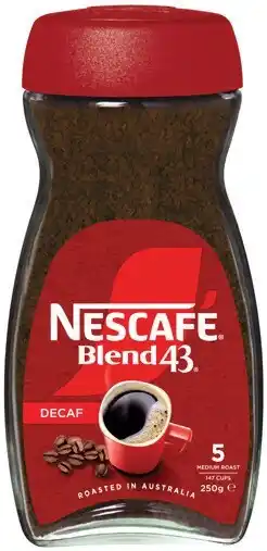 IGA Nescafé Decaf Coffee 250g offer