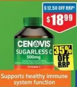 Chemist Warehouse Cenovis sugarless c 35% offer