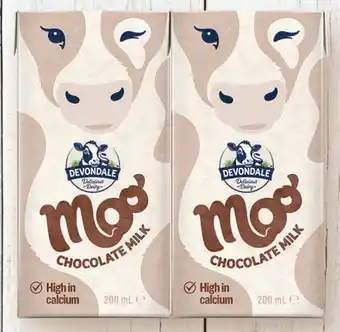 IGA Devondale Moo Flavoured Milk 6x200mL Selected Varieties offer