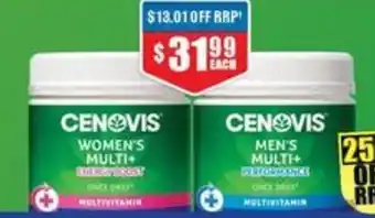 Chemist Warehouse Cenovis women's multi offer