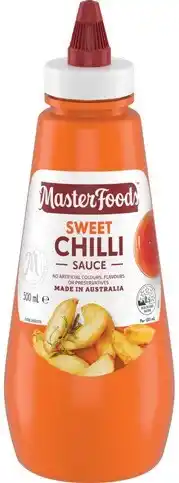 IGA MasterFoods Sweet Chilli Squeezy Sauce 500mL offer