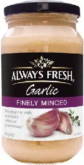 IGA Always Fresh Finely Minced Garlic 400g offer