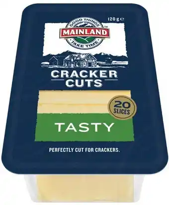 IGA Mainland Cracker Cuts Tasty Cheese 120g offer