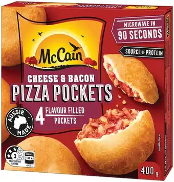 IGA McCain Pizza Pockets 400g Selected Varieties offer