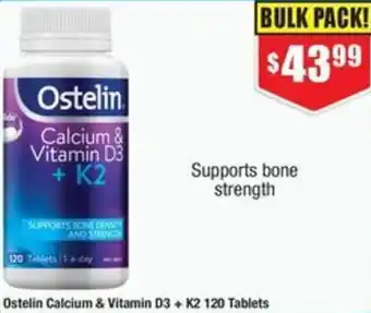 Chemist Warehouse Ostelin Calcium & Vitamin D3 K2 offer