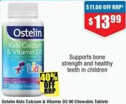 Chemist Warehouse Ostelin Kids Calcium & Vitamin D3 offer