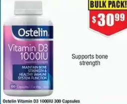 Chemist Warehouse Ostelin Vitamin D3 1000IU offer